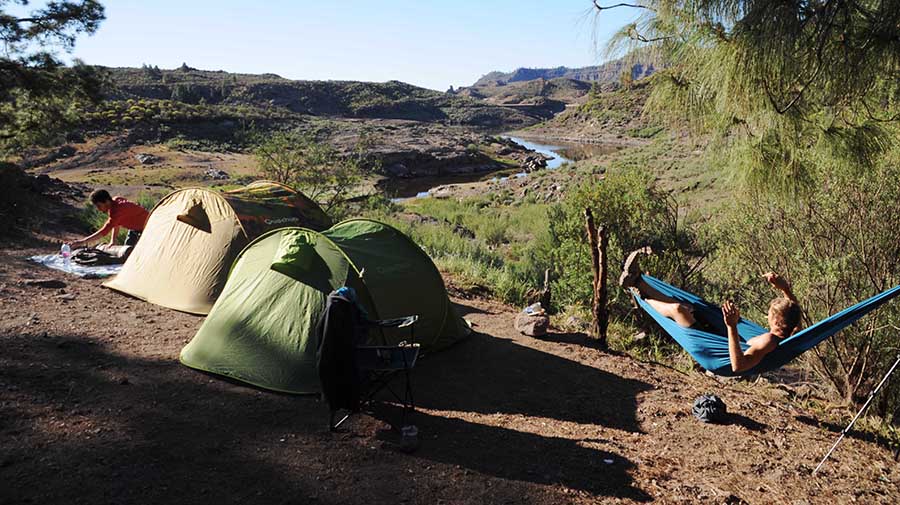 Camping la Presa de Las Niñas - Tejeda