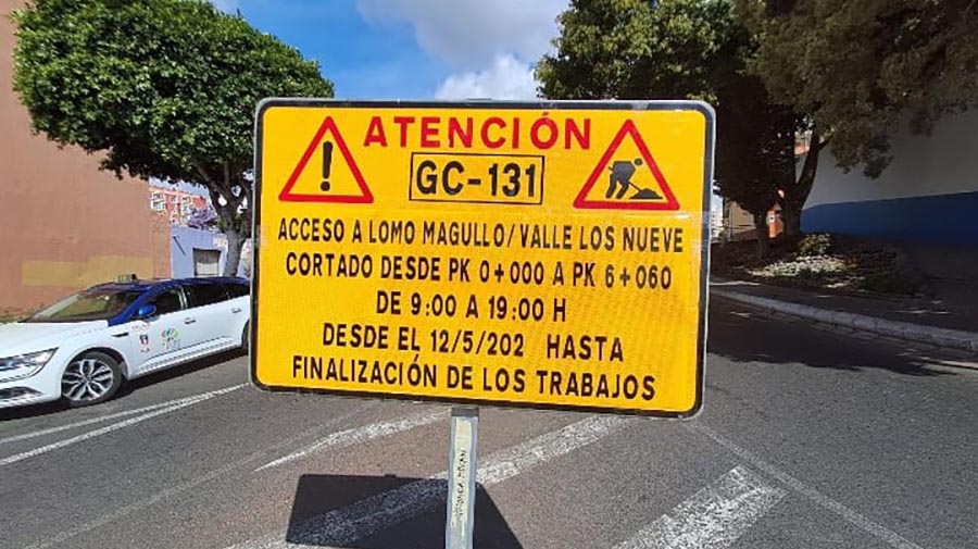 Wegen naar de Barranco de los Cernícalos worden gerenoveerd, daarom zijn er afsluitingen!