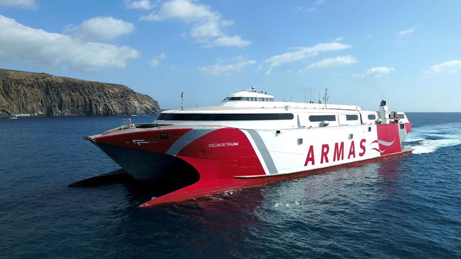 Naviera Armas overweegt een route tussen Arguineguín en Los Cristianos