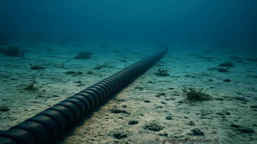 Een onderzeese kabel zal het zuiden van Gran Canaria verbinden met Marokko
