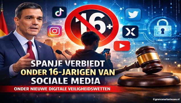 Spanje verbiedt sociale media voor onder 16-jarigen onder nieuwe digitale veiligheidswetten