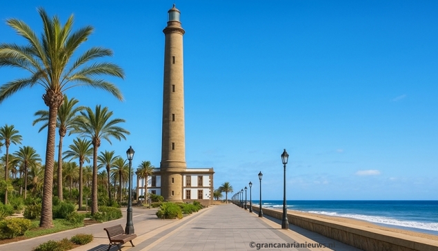 Maspalomas krijgt een nieuwe impuls voor de energie-efficiëntie van de Costa Canaria-promenade.