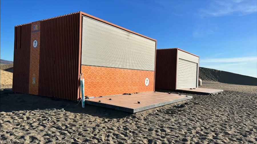 Een kiosk in Playa del Inglés is verplaatst om het herstel van de duinen van Maspalomas te bevorderen