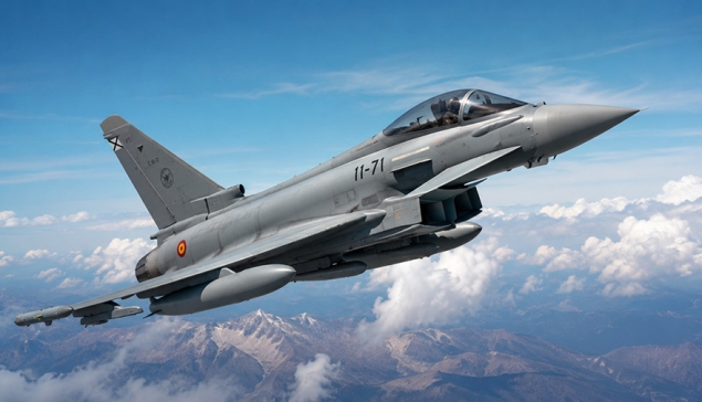 Eerste Eurofighter-gevechtsvliegtuig arriveerde afgelopen maand op Gran Canaria