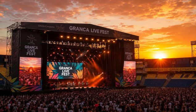 Granca Live Fest 2026 van 2 t/m 5 juli in het Estadio de Gran Canaria