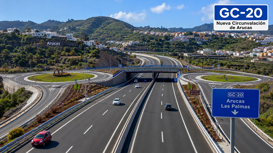Eindelijk geen files meer: hoe de nieuwe GC-20 in Arucas het noorden van Gran Canaria ontlast