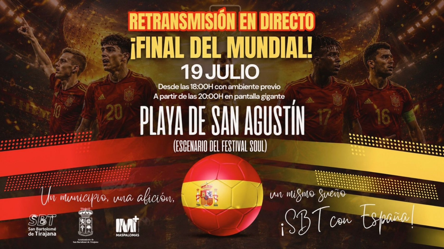 WK-finale in San Agustín: een onvergetelijke belevenis