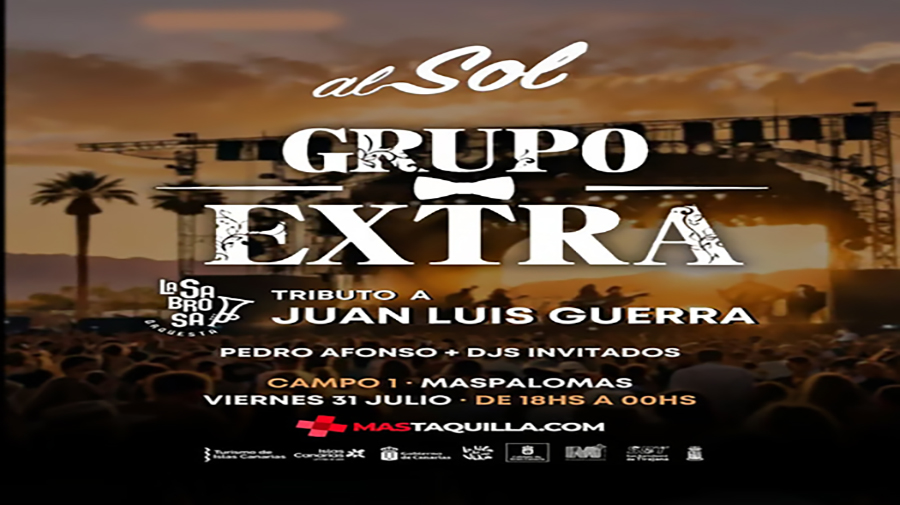 Maspalomas organiseert 'Al Sol Fest' met Grupo Extra en een tribute aan Juan Luis Guerra