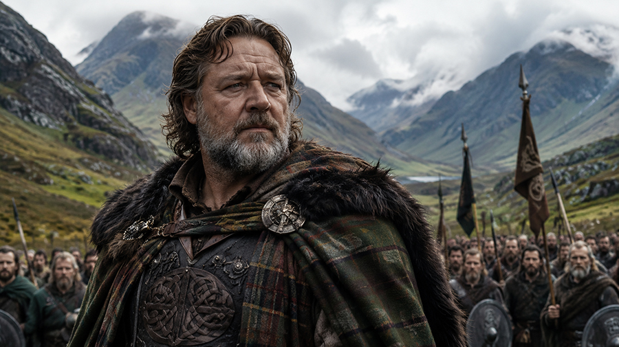 Russell Crowe begint met de opnames van The Last Druid op Gran Canaria
