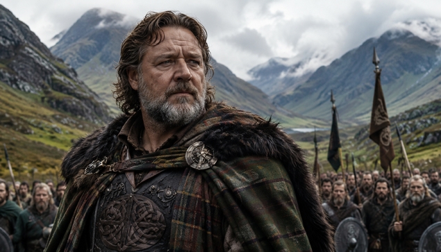 Russell Crowe begint met de opnames van The Last Druid op Gran Canaria